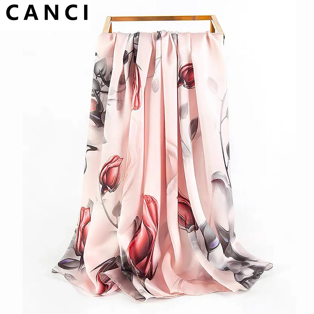 100% Pure Mulberry Silk Women Long Scarf