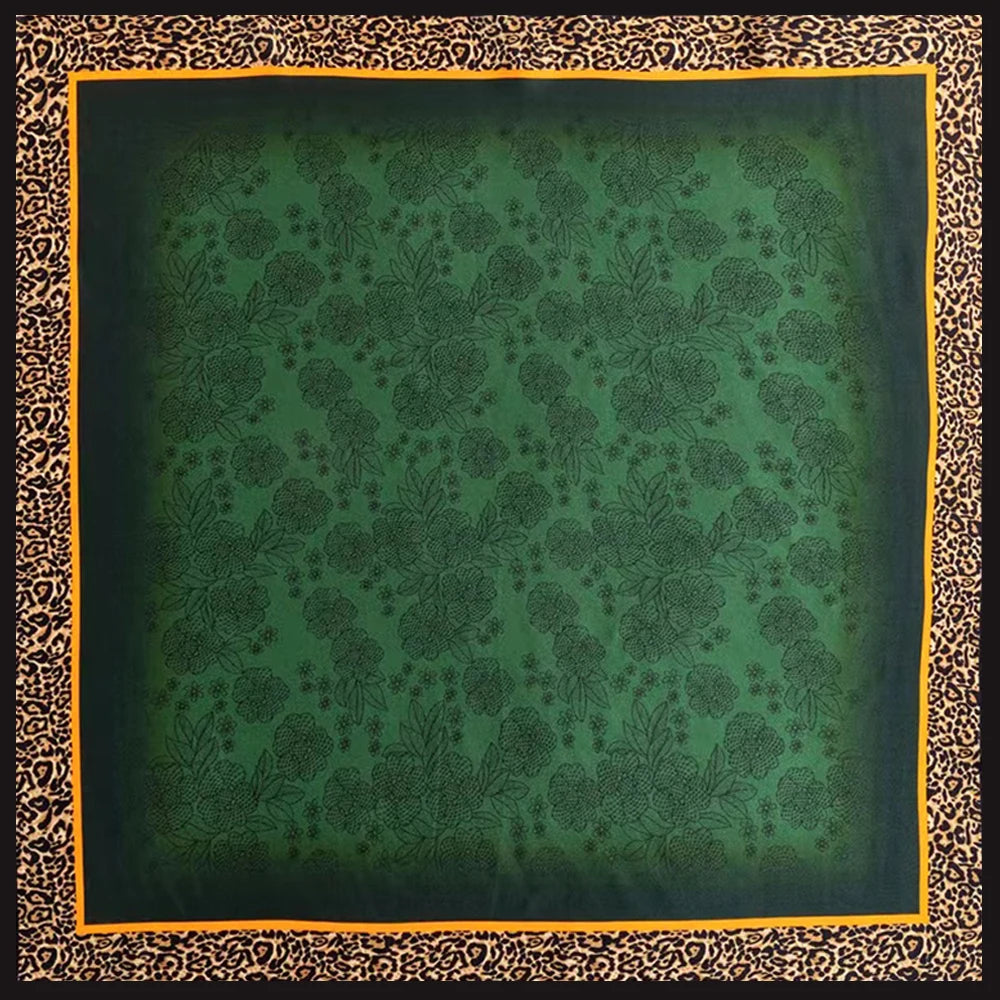 100% Pure Mulberry Silk Women Square Scarf